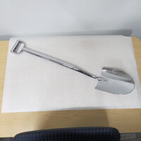 The spade used to break ground for the building of School of the Health Professions at the University of Pittsburgh.