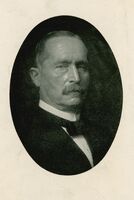 Portrait of German surgeon Ludwig Heusner. 