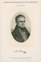 Portrait of Czech physiologist Jan Purkyne. 