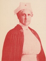 Portrait of American nurse and founder of the American Red Cross Nursing Service Jane A. Delano.