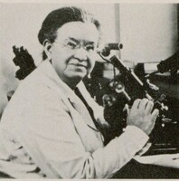 Portrait of American scientist Florence Rena Sabin.