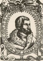 Portrait of Swiss physician Conrad Gesner.
