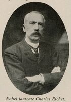 Portrait of Nobel laureate and French physiologist Charles Robert Richet.