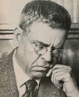 Portrait of Mexican physician Mariano Azuela.