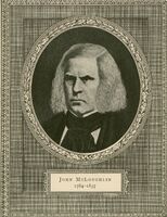 Portrait of Frnech-Canadian-American physician John McLoughlin. 
