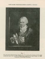 Portrait of Italian-British surgeon Chevalier Bartholomew Ruspini.
