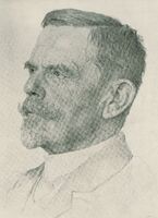 Portrait of Austrian physician Viktor Fossel.