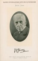 Portrait of Austrian pathologist Anton Ghon.