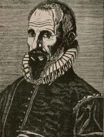 Portrait of French surgeon Ambroise Paré.