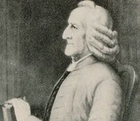 A portrait of American physician John Redman. 