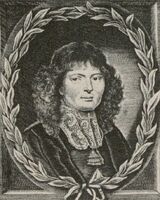      Portrait of Dutch physician Regnier De Graaf. 