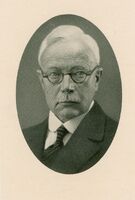 Portrait of German geneticist Erwin Baur