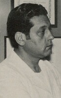 Portrait of Argentinian surgeon Rene G. Favaloro. 